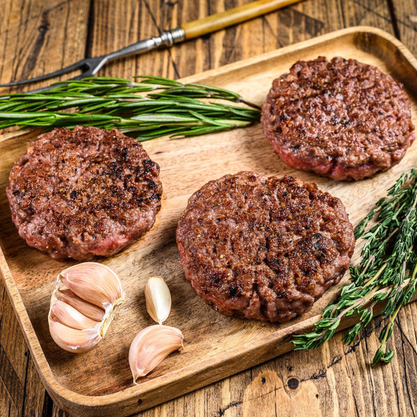 Hamburger aus Elch-Hackfleisch