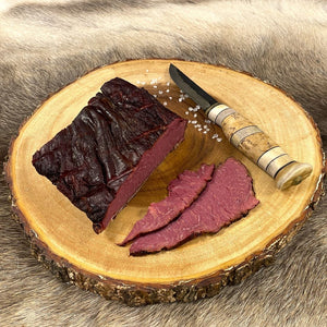 Elchbraten heiss geräuchert