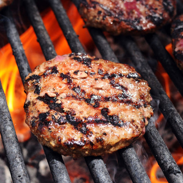 Rentier-Burger von Swedish Wild auf dem Grill