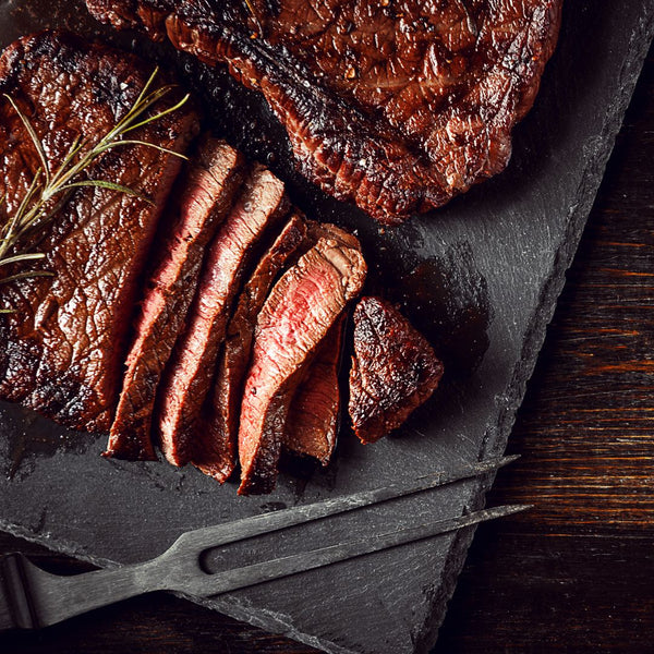 Entrecote vom Rentier-Bullen im Stück