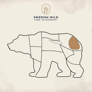 Swedish Wild Steak vom Bären aus der inneren Hüfte